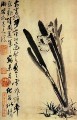 Shitao the daffodils 1694 old Chinese